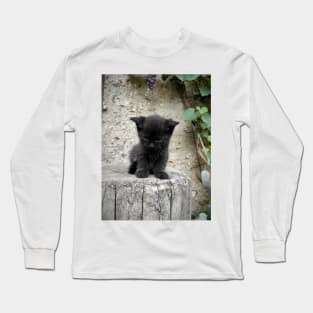 Little black cat Long Sleeve T-Shirt